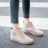 外穿防水鞋 雨鞋 时尚 休闲 套防滑可爱短筒雨靴晴雨水靴厨 女士四季