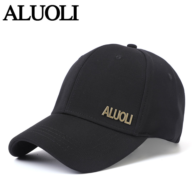 秋季男款后封囗帽子名牌棒球帽出游鸭舌帽中年人大头围防晒遮阳帽