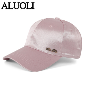 高端品牌2025新款帽子高级丝绸缎面棒球帽女士夏季薄款防晒鸭舌帽