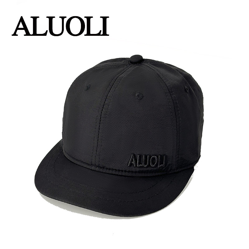 男款短檐帽子高端速干棒球帽夏季薄款透气防晒户外休闲品牌鸭舌帽