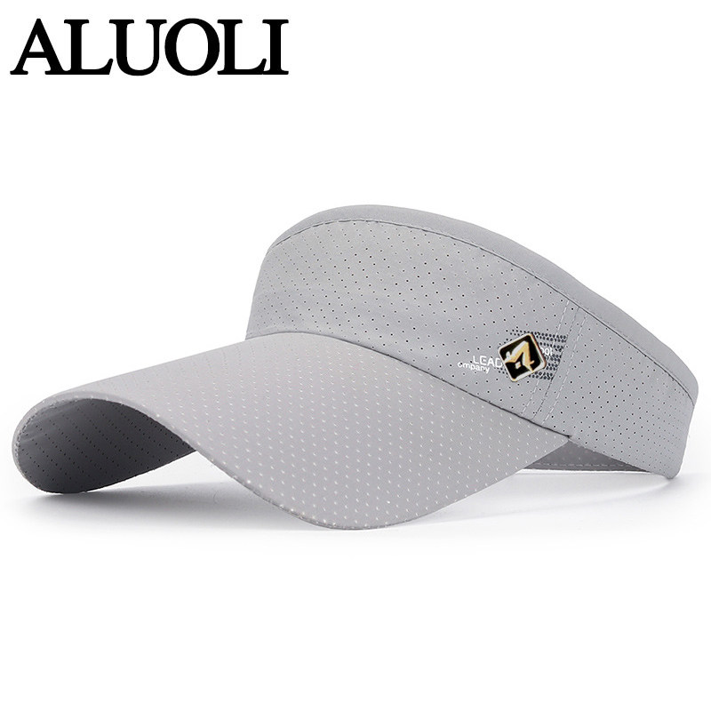 品牌运动帽子女网球防晒帽男款长帽檐户外防晒跑步超轻速干空顶帽