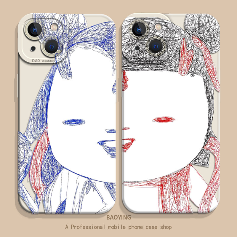 胡巴素描适用iQOO手机壳