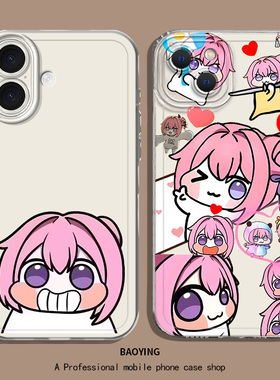 doro手机壳适用一加13T桃乐丝z9turbo+搞怪iQOO12/15/neo10男11Pro可爱R二次元7粉色头发狗8套6趣味1+ace5/3v