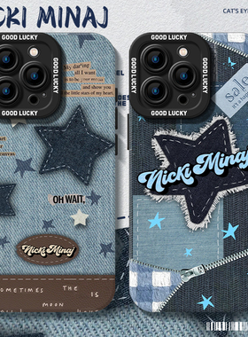 牛仔星星适用小米17Promax手机壳13韩15系11辣妹12/10s/note14红米k90k80至尊版k70k60k50k40/Civi5/turbo4/3