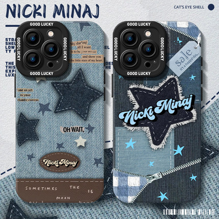 牛仔星星适用小米17Promax手机壳13韩15系11辣妹12/10s/note14红米k90k80至尊版k70k60k50k40/Civi5/turbo4/3