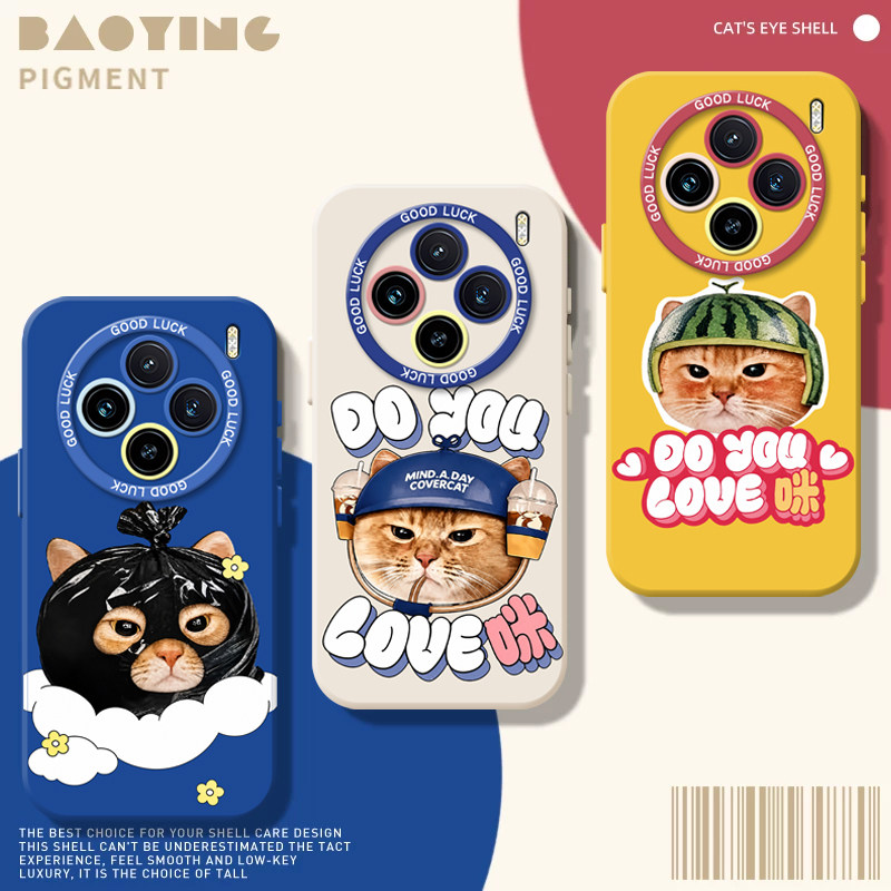 猫猫头联名硅胶适用oppo手机壳图片