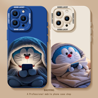 被窝哆啦A梦适用苹果16手机壳
