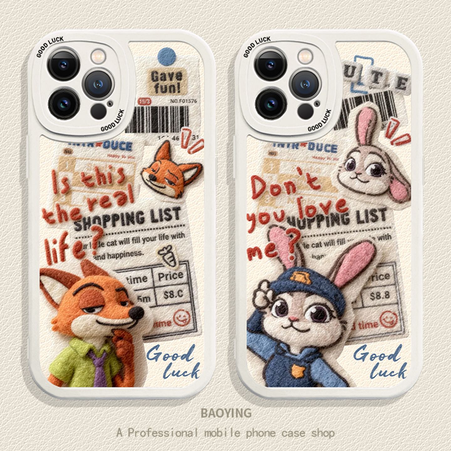 尼克朱迪小羊皮适用OPPO手机壳