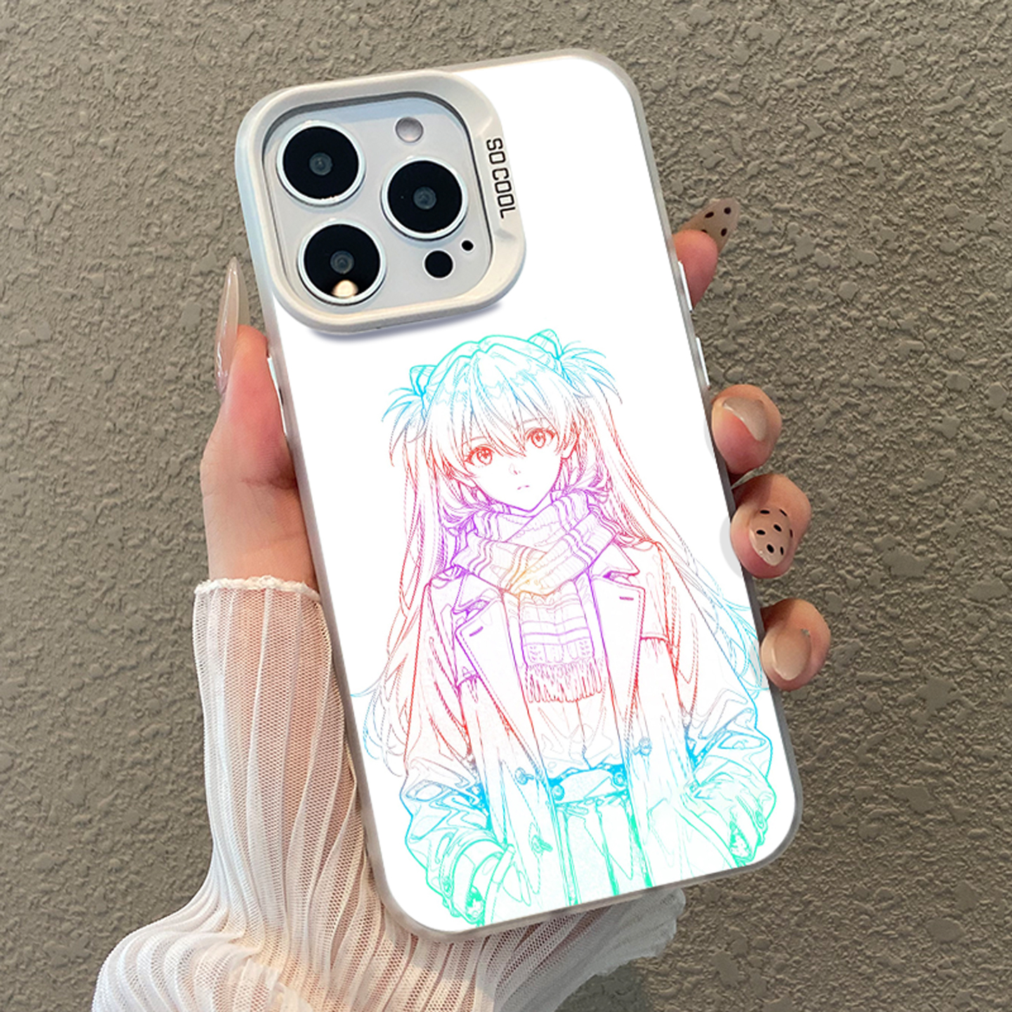 eva明日香适用iQOO手机壳