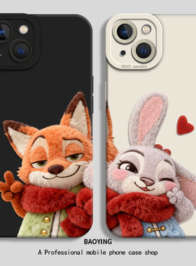 疯狂动物城适用荣耀magic8手机壳7Pro毛绒6朱迪5尼克500情侣400/300/200/win/rt/p70/x60华为50gt保护套honor