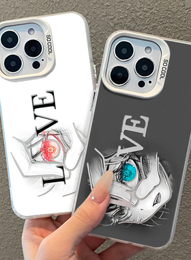 love眼睛适用华为nova15手机壳mate80Promax高级pura70小众60/50二次元40Pro动漫30e男p潮14/13套12/11/10/9