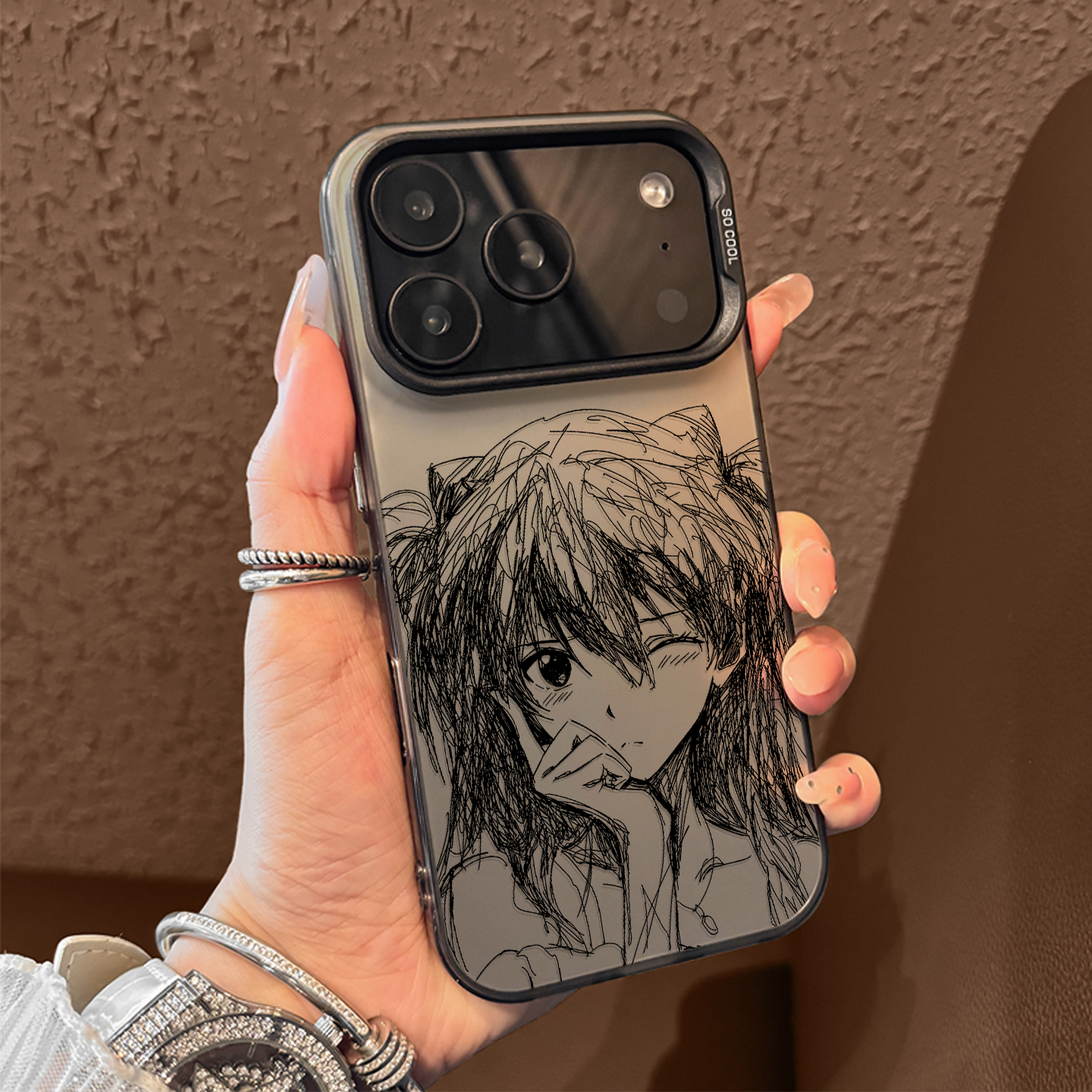 eva线稿适用iqoo15手机壳