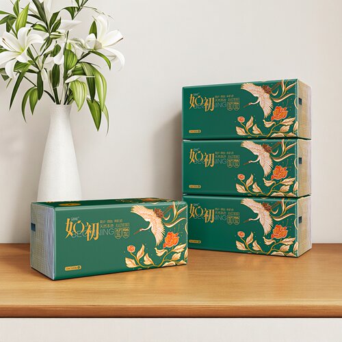 18包大尺寸国潮纸巾4层原生木浆