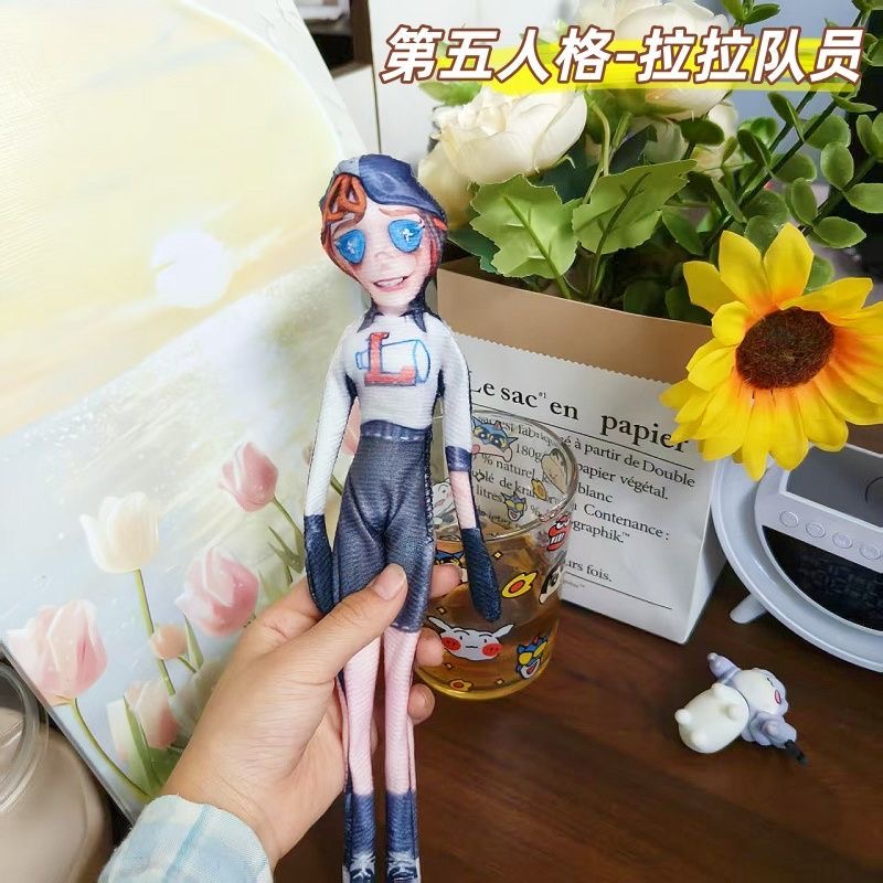 第五人格拉拉队员莉莉抽象老鼠干公仔手脚有铁丝可活动摆造型玩偶