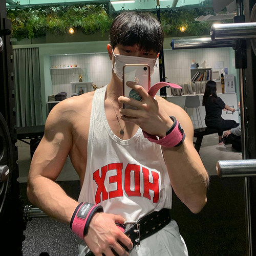 健身世家健身男宽松棉跑步背心撸