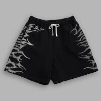 darcsport American trendy printed looped cotton shorts, elastic men's and women's universal casual fitness five-point pants thumbnail 3