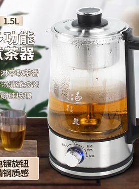 2025新款大容量煮茶器养生壶蒸茶器蒸汽高温喷淋黑茶煮茶壶全自动