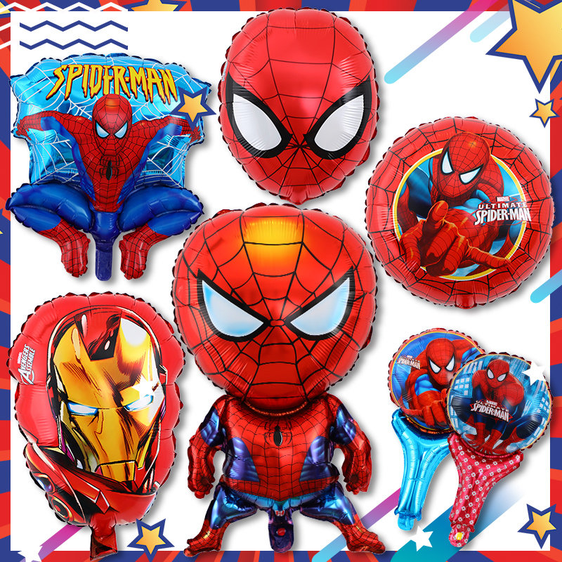 蜘蛛侠卡通铝膜气球儿童生日派对充气玩具铝箔气球夜市摆摊地推,节庆用品/礼品,气球,淘宝优惠券,粉丝福利购,淘宝优惠卷
