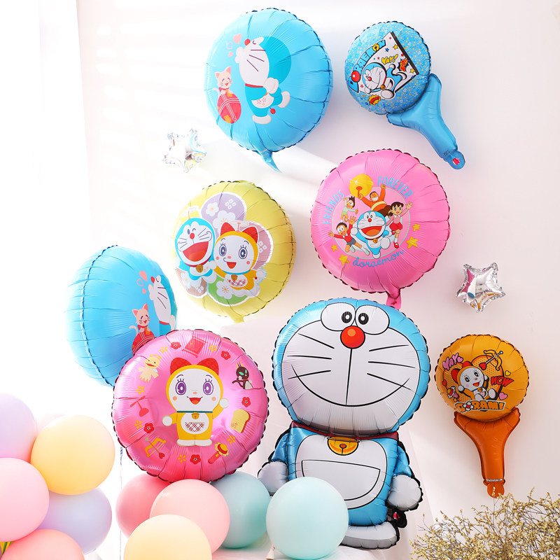 铝膜气球多啦a梦主题机器猫宝宝儿童生日派对场景布置装饰背景墙,节庆用品/礼品,气球,淘宝优惠券,粉丝福利购,淘宝优惠卷