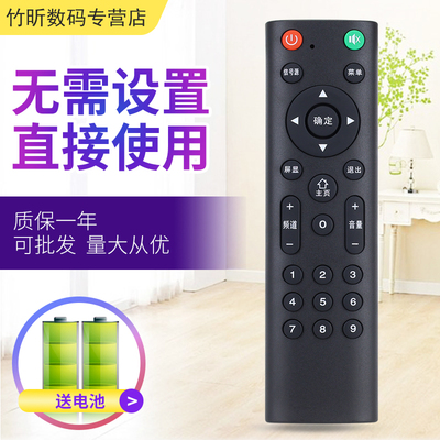 适用于PASNX/ELTCLGX/康家/日松/NONWOOD精派非木/王牌/厦浦新贵仕等杂牌组装电视机遥控器