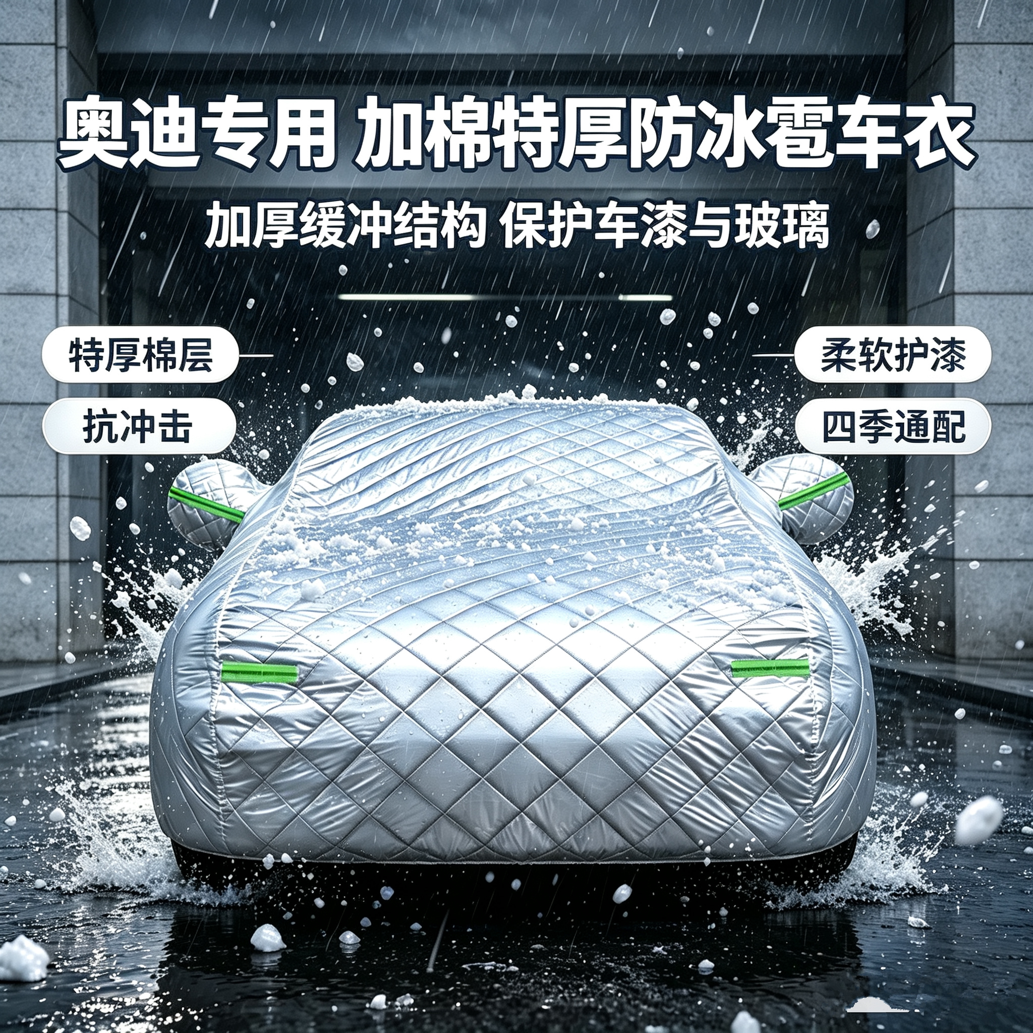 奥迪专用防晒防雨防冰雹车衣
