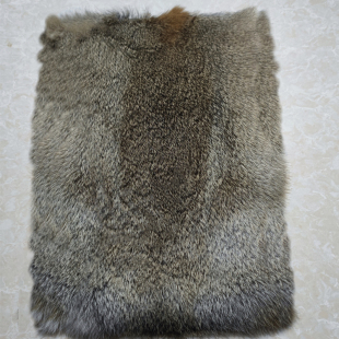 真兔皮整张兔毛皮毛一体DIY护膝内胆坐垫服装 口保暖皮草皮料 袖