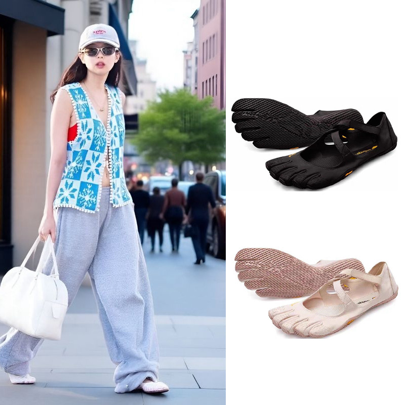 五指鞋女舞蹈瑜伽普拉提软底耐磨防滑室内健身运动鞋2025新款