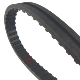 330H加厚同步带开槽磨槽带铜管机牵引带66齿铝管夹管带弯管机皮带