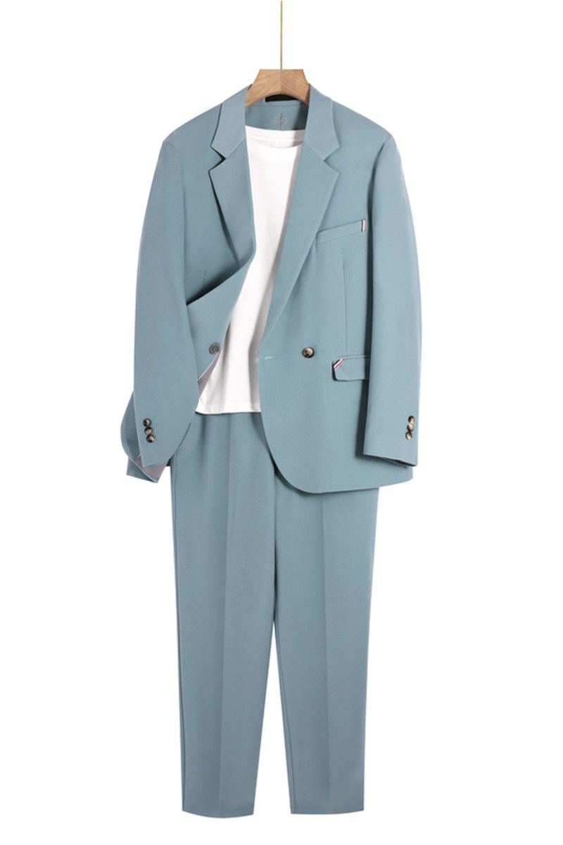 2024春款轻熟风男士西服微阔垂感休闲单西装1606-1602-P135,男装西服,星座1606