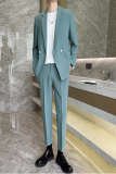 宽松休闲垂感男士西服两件套1606-1601-P205，男装西服套装，星座1606