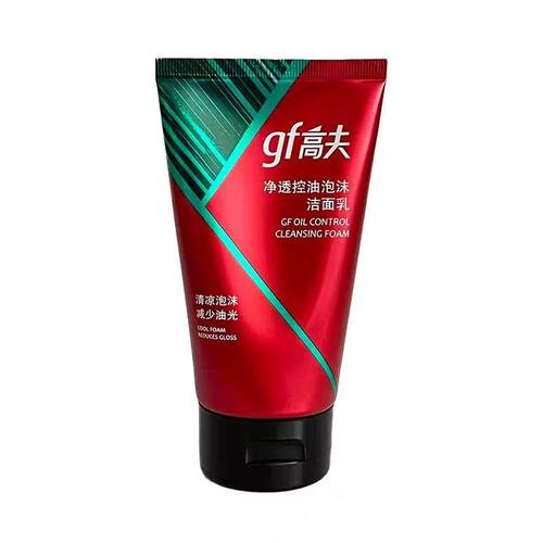 高夫净透控油泡沐洁面乳120g
