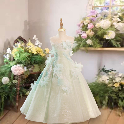 女童礼服高端轻奢小众绝美公主裙