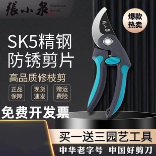张小泉剪枝果树修枝剪刀园艺修剪树枝园林花艺师剪花专用盆景剪刀