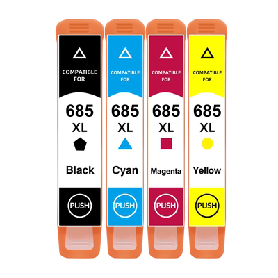 适用惠普hp685四色墨盒