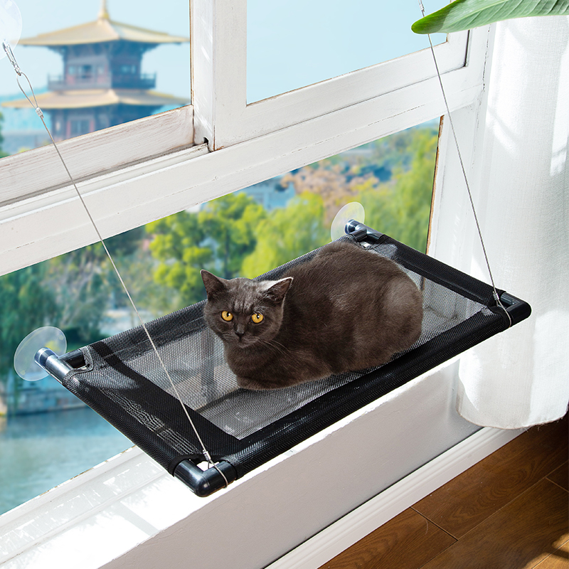 猫吊床猫床吸盘式猫咪挂窝挂床猫窝窗户玻璃窗台宠物用品晒太阳