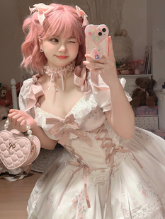 【小玫瑰】分体长短款+月桂树LOLITA洋装+洛丽塔少女可爱甜美碎花