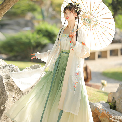 原创汉服女齐腰襦裙古装中国风