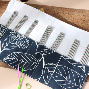 钩针收纳包工具勾针手工diy编织包包毛衣材料包毛线防滑钩针包