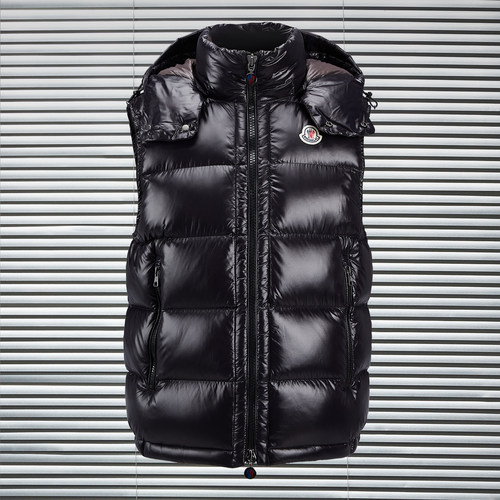 蒙口猫羽绒马甲男2025秋冬季新款