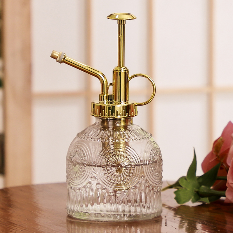 复古玻璃喷壶园艺家用洒水壶