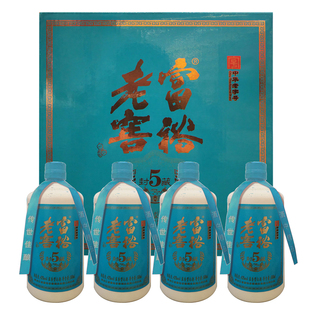 富裕老窖 封藏5 浓香型白酒 4瓶/箱 42度 500ml