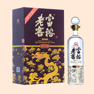 瓶 500ml 正品 富裕老窖白酒52度东方巨龙黄金版