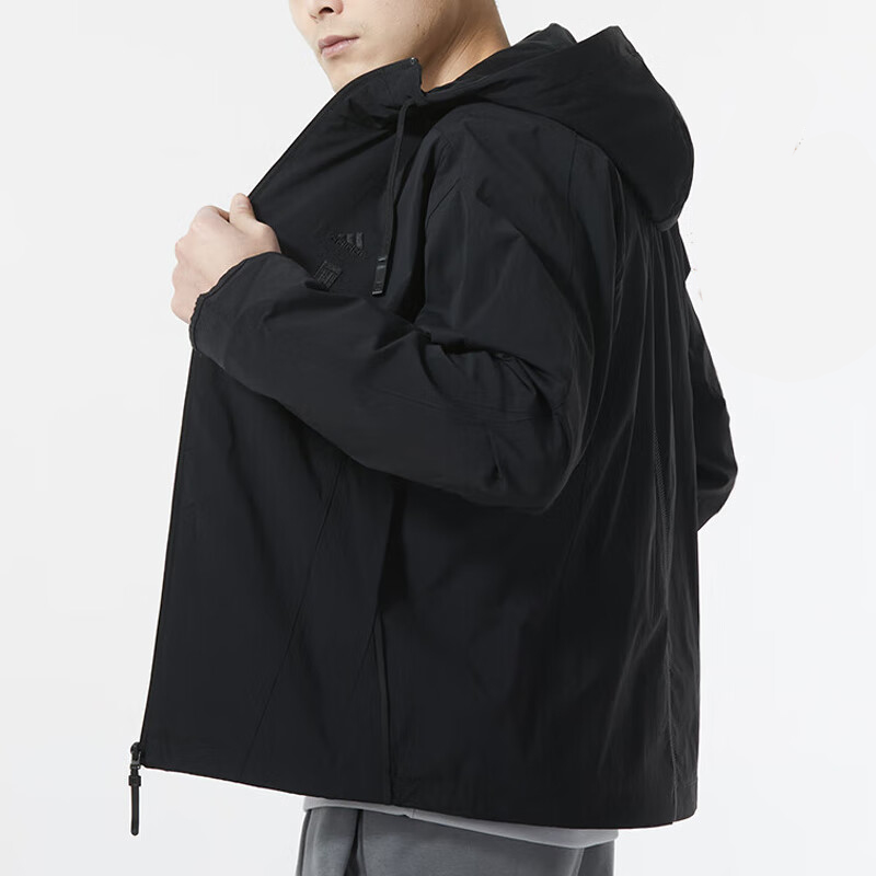 阿迪达斯运动休闲男子连帽夹克