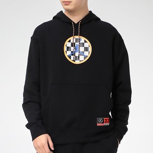 Nike耐克Jordan秋冬款连帽加绒篮球运动卫衣男款套头衫CV2785-010