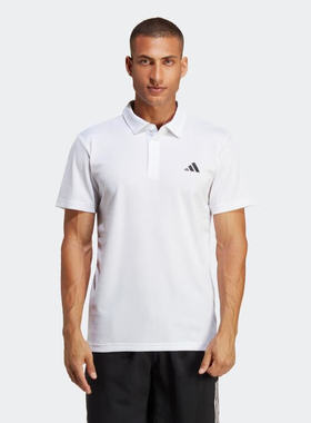 adidas阿迪达斯短袖男夏款运动商务休闲T恤宽松翻领POLO衫HR8729