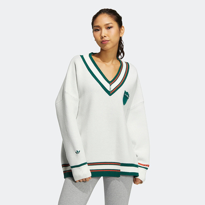 阿迪达斯套头衫毛衣女子