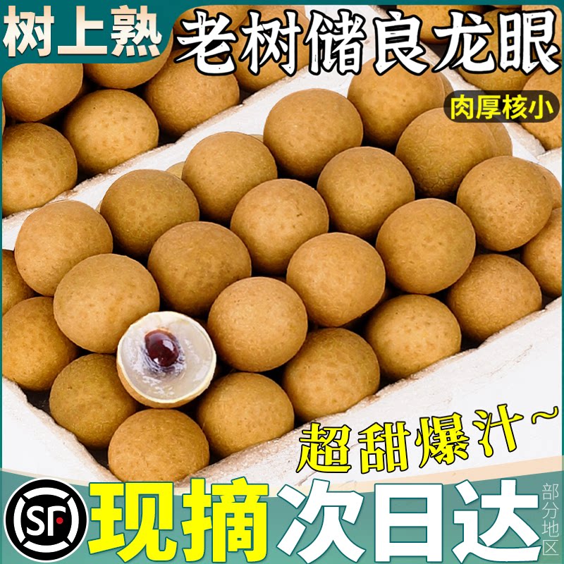 顺丰储良龙眼10斤老树包甜包大