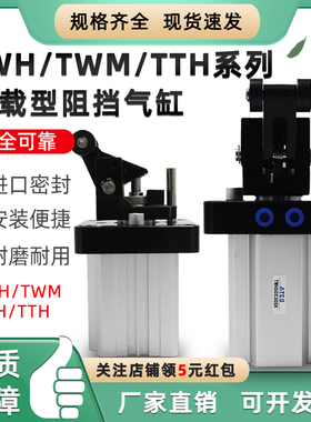 TTH/TDH阻挡气缸TWH/TWM50X30SKF20/25/32/40/80X40SL/SK/SLF