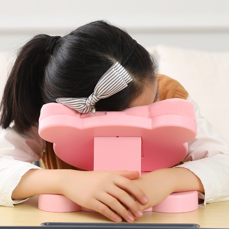 儿童午睡枕便携式可折叠午休趴睡枕小学生桌上睡觉专用枕抱枕趴枕