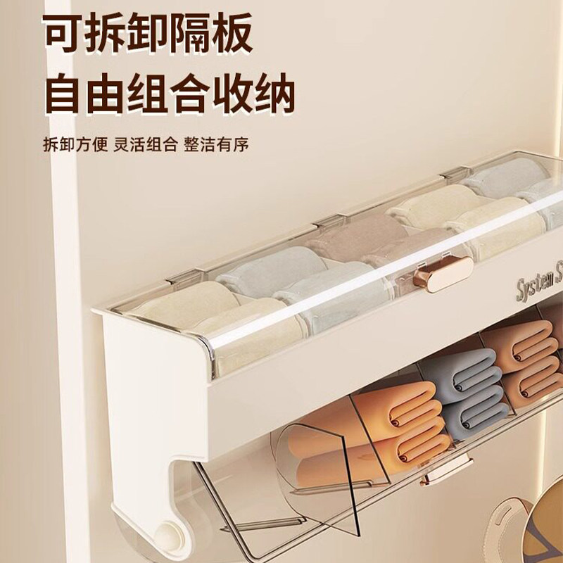 儿童发饰收纳盒壁挂墙大容量多层女宝头绳皮筋发夹首饰品分格盒子